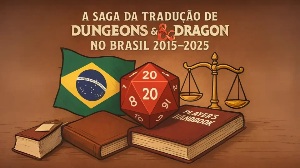 D&D 5e: descubra 10 anos de contratos, brigas, o DRS 5.1, a fase Galápagos e a nova tradução livre do Artifício RPG.